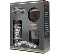 SCALLYWAG - Coffret cadeau verre et sous-verre - Blended whisky Ecossais - Notes de chocolat & Epices - 46% Alcool - Origine : Ecosse - 70 cl + 1 verre