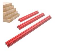 Scalomètre architectural Lot de 3 outils de dessin architectural résistants | Règle de construction avec bord droit et échelle, pour bricolage, architecture, construction