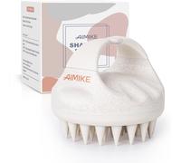 Scalp Massage Brush,Silicone Hair Shampoo Brush for Dandruff Removal,Scalp Massager for Hair Growth,Wet and Dry Scalp Brush,White