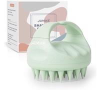 Scalp Massage Brush,Silicone Hair Shampoo Brush for Dandruff Removal,Scalp Massager for Hair Growth,Wet and Dry Scalp Brush,Green