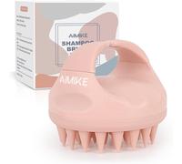 Scalp Massage Brush,Silicone Hair Shampoo Brush for Dandruff Removal,Scalp Massager for Hair Growth,Wet and Dry Scalp Brush,Pink