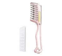 Scalp Massage Comb - Extended Round Seven-Teeth Head Soothing Brush Tool | Detangling Comb with Oil Guide Roller Ball Head Massage Comb for Men, Women, Lady, Mom, Dad, Long, Curly, Knot, Home, Travel