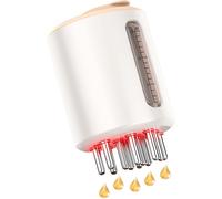 Scalp Massager Électrique Et Applicateur D'Huile De Cuir Chevelu 2 En 1,Brosse Massage La Tête Pour La Croissance Des Cheveux,Le Traitement Des Cheveux,Traitement Capillaire Médicament