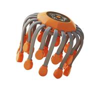 Scalp Massager électrique, rechargeable Head Massage Device with 20 Vibration Points and Soothing Music Function, 360 Degree Relaxation Tool for Stress Reliever Fatigue and Sleep Aid for Adults
