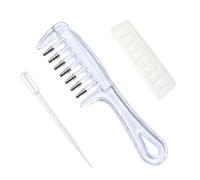 Scalp Oil Applicator - Wide Tooth Liquid Delivery Comb, Head Massage Tool | Hair Scalp Comb - Liquid Dispenser for Easy Application | Wide Teeth, Massage Tips, Refillable Chamber, Wet Dry