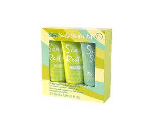 Scalp Restore Kit de démarrage - 3 x 50 ml de shampooing de voyage pour restauration du cuir chevelu, après-shampoing et gommage exfoliant pour cuir chevelu