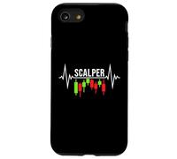 Scalper Heartbeat - Crypto Scalping Trading Pulse Line Coque pour iPhone SE (2020) / 7 / 8