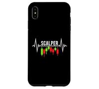 Scalper Heartbeat - Crypto Scalping Trading Pulse Line Coque pour iPhone XS Max