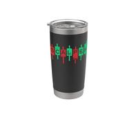 Scalper pour les amateurs de scalping et les commerçants Gobelet isotherme en acier inoxydable double paroi