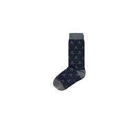 Scalpers Chaussettes 'Skull' bleu / bleu marine / gris, Taille 29-32