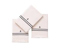 Scalpers - Lot de 3 torchons de Cuisine 50 x 70 cm 100% Coton 320 g/m² Logo brodé