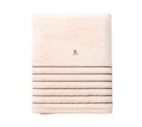 Scalpers Serviette de Bain Beige à Rayures Marron 90 x 150 cm 100% Coton 470GSM Home
