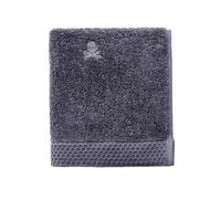Scalpers Serviette d'invité Nidus 30 x 50 cm 100% Coton 550 g/m² Grise brodée avec Logo Home