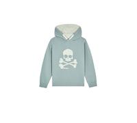 Scalpers Sweat-shirt 'Jungle' menthe / blanc, Taille 116