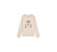 Scalpers Sweat-shirt 'Kilim' bleu cyan / bordeaux / blanc cassé, Taille 128