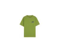 Scalpers T-Shirt 'Motel' gris / vert, Taille 170-176