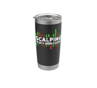 Scalping L'art de gagner en quelques secondes - Scalpers Trading Gobelet isotherme en acier inoxydable double paroi