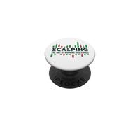 Scalping l'art de Gagner en Quelques Secondes - Scalpers Trading PopSockets PopGrip Adhésif