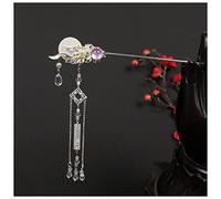 Épingle À Cheveux Coiffure en Cristal Hanfu, Coiffe d'ornement Ancienne, Ornement de Cheveux Chinois, bâton de Cheveux Épingle À Cheveux Mariage (Size : K)