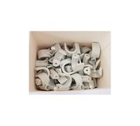 Scame - Attaches pontet à clouer Ø 10mm (boite de 100) cavalier gris pour fixation de gaines, tubes et cables FASTY