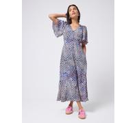 SCAMP & DUDE Robe de thé mi-longue SCAMP & DUDE Stingray à manches ange Blanc EU 46 (UK 18)