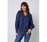 SCAMP & DUDE SCAMP & DUDE Blue Denim Collared Shirt Blue EU 40 (UK 12)