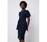 SCAMP & DUDE SCAMP & DUDE Blue Denim Zip Detail Dress Rinse Wash Blue 12