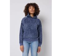 SCAMP & DUDE SCAMP & DUDE Blue Leopard Ray Relaxed Hoodie