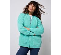 SCAMP & DUDE SCAMP & DUDE Blue Quilted Bolt Bomber Jacket