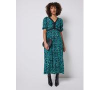 SCAMP & DUDE Scamp & Dude Green Puff Sleeve Tea Dress Green 42