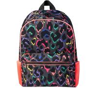 SCAMP & DUDE SCAMP & DUDE Grey Backpack with Rainbow Shadow Leopard & Lightning Bolt