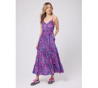 SCAMP & DUDE SCAMP & DUDE Pink Paradise Cheetah Pintuck Midi Sundress Pink 44