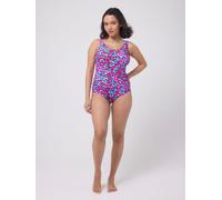 SCAMP & DUDE SCAMP & DUDE Pink Paradise Cheetah Scallop Edge Swimsuit