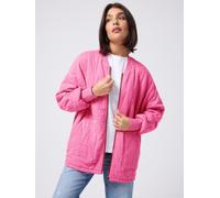 SCAMP & DUDE SCAMP & DUDE Pink Quilted Bolt Bomber Jacket