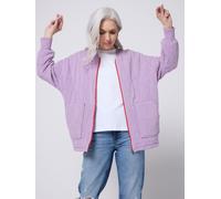 SCAMP & DUDE SCAMP & DUDE Purple Quilted Bolt Bomber Jacket