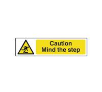 Scan Caution Mind The Step - PVC 200 x 50mm SCA5109