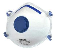 Scan SCApp2MV FFP2 Masque de vanne jetable, 3 pièces