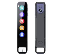 Scan Sense Pen, ScanSense AI Smart Pen - Instant Math/History Solver with 60+ Language | Offline Scanner, Camera, Bluetooth & Multimedia Storage for Dyslexia & Multilingual Learning (Black)