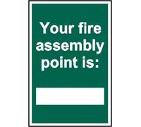 Scan votre point de collecte de feu est - Panneau Pvc 200 X 300mm TK8630 (200 x 300mm) (Multi Colour)