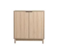 CONCEPT USINE | Buffet 80 cm Finition Bois | Design Scandi | Original, Fonctionnel et Moderne | Espace de Rangement Pratique 2 Portes et 2 Niches | Meuble de Salon ou Salle à Manger