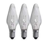 Scandi Essentials Ampoule Lit E10 lampe de réserve 55V Lot de 3 Clair. 3W