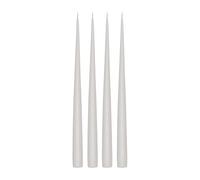 Scandi Essentials Bougie antique Atmosphere 32 cm. lot de 4 Gris glacé