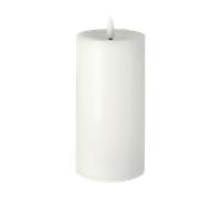 Scandi Essentials Bougie bloc LED Bright Melt 17.5 cm Blanc
