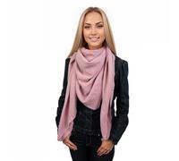 Scandi Linen Sciarpa di mussola, panni di mussola, sciarpa di mussola da donna Viola 135x135 cm
