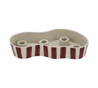 Scandi Living Bougeoir de l’Avent Ember Rouge-blanc. 15×27.3 cm