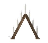 Scandi Living Chandelier de l'Avent 40 cm Nord Teint foncé