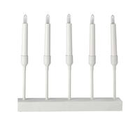 Scandi Living Chandelier de l'Avent portable 30 cm Kindle Blanc