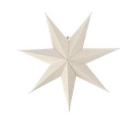 Scandi Living Étoile de l'avent blanche Bare 45 cm