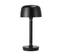 Scandi Living Lampe de table portable Halo 25.5 cm Black