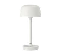 Scandi Living Lampe de table portable Halo 25.5 cm White
